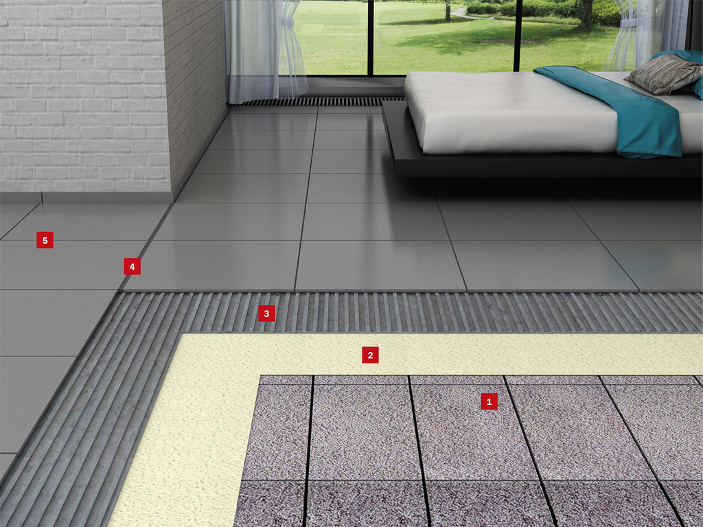 Rekonstrukce - lepení dlažby na dlažbu